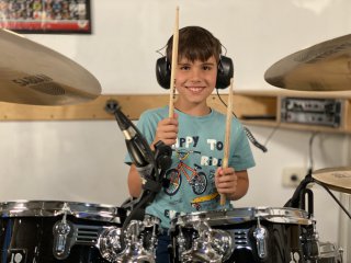 Schlagzeug lernen Schlagzeugunterricht Fürth Kinder Gehörschutz